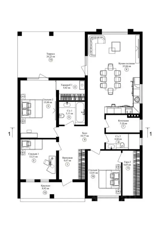 Продажа дома 155.0м ул. Овражная, 86Д, Казань, Татарстан респ., р-н ... - Фото 2