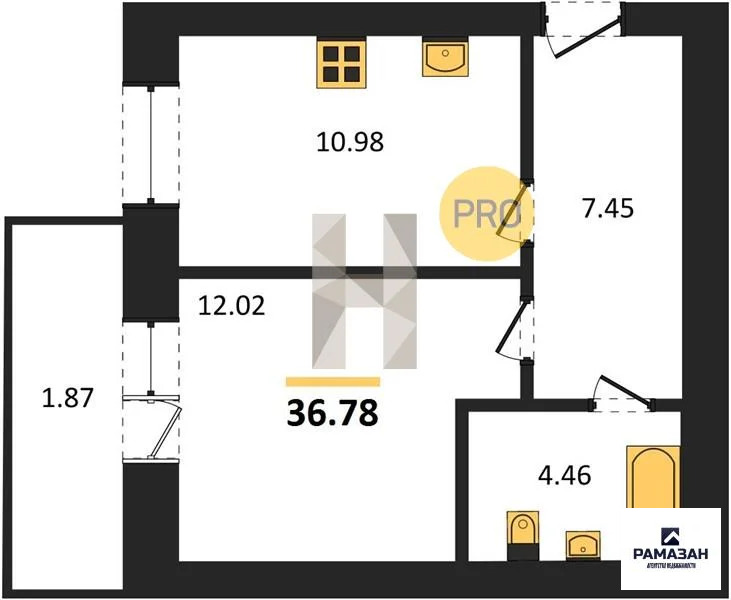 Продажа квартиры в новостройке, Казань, м. Горки, ул. Родины - Фото 1