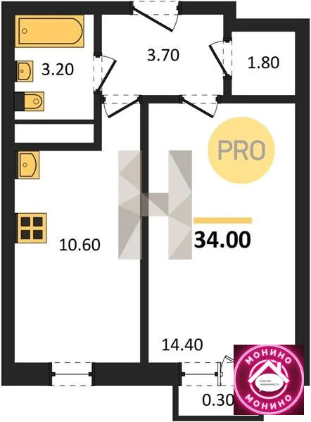 Продажа квартиры в новостройке, Мещерино, Ленинский район, Мещерино п. - Фото 0