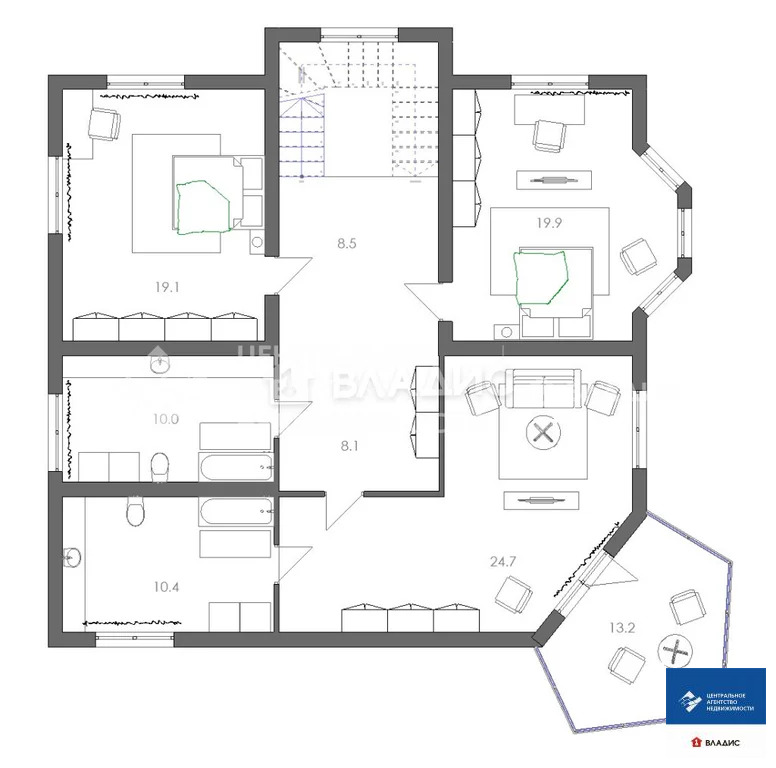 Продажа дома, Агро-Пустынь, Рязанский район, улица Фирсова - Фото 33