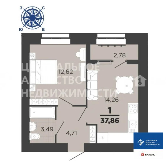 Продажа квартиры в новостройке, Рязань, Семчинская улица - Фото 1