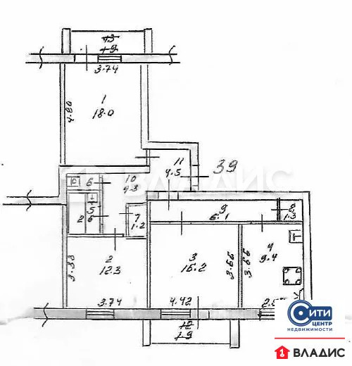 Продажа квартиры, Воронеж, ул. 20-летия Октября - Фото 17