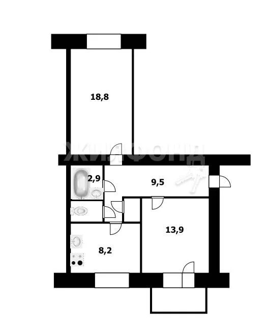 Продажа квартиры, Новосибирск, ул. Геодезическая - Фото 11