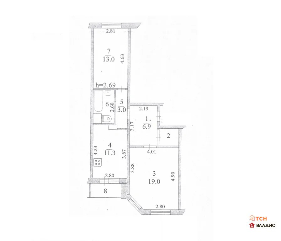 Продажа квартиры, Щелково, Щелковский район, ул. Центральная - Фото 2