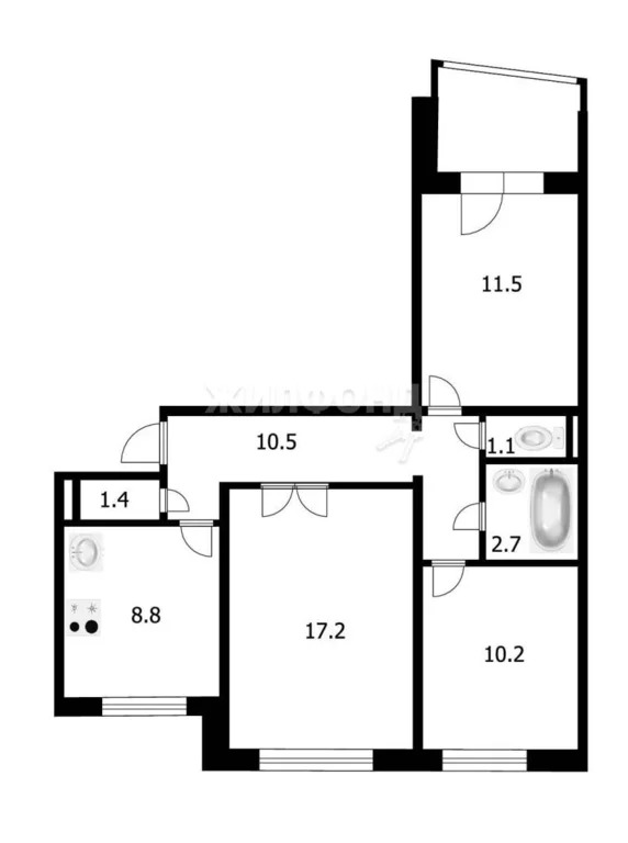 Продажа квартиры, Новосибирск, ул. Лесосечная - Фото 24