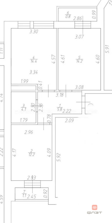 Продажа квартиры, Казань, ул. Волкова - Фото 16