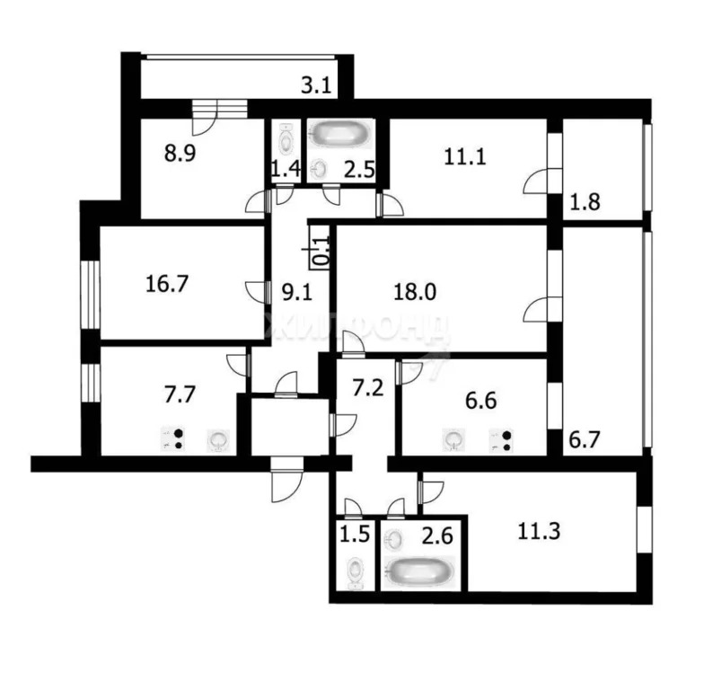 Продажа квартиры, Новосибирск, ул. Ленина - Фото 26