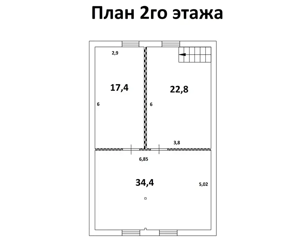 Продажа дома 147.1м Московская область, Видное, Солнышко СНТ, 43 м. .. - Фото 17