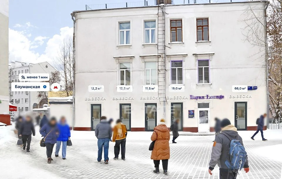 Аренда торгового помещения, м. Бауманская, ул. Бауманская - Фото 1