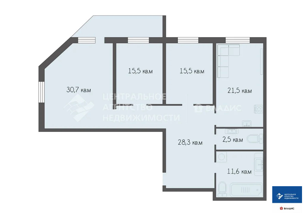 Продажа квартиры, Рязань, Первомайский пр-кт. - Фото 26