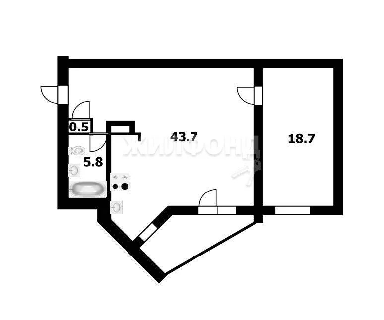 Продажа квартиры, Новосибирск, ул. Челюскинцев - Фото 22