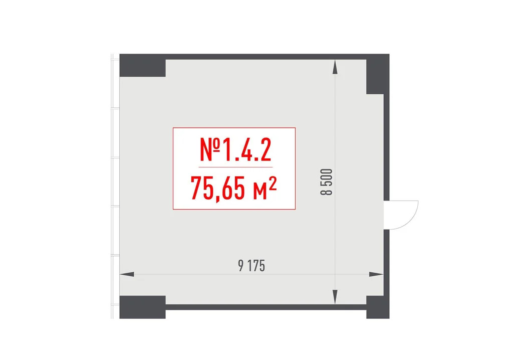 Продажа офиса 75.65 м2 - Фото 3