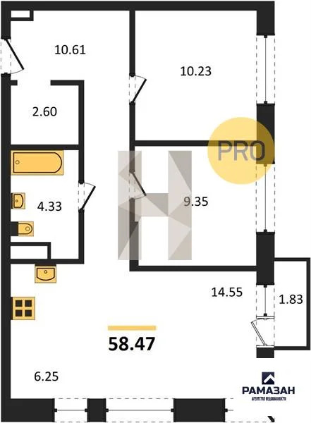 Продажа квартиры в новостройке, Казань, м. Проспект Победы, ... - Фото 1