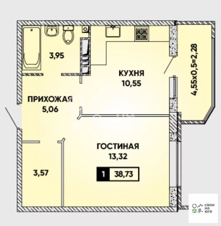 Продажа квартиры, Краснодар, им. Героя Георгия Бочарникова ул. - Фото 11