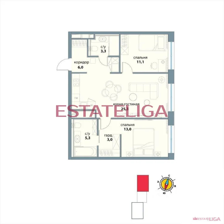 Продажа квартиры, улица Василия Ланового - Фото 0