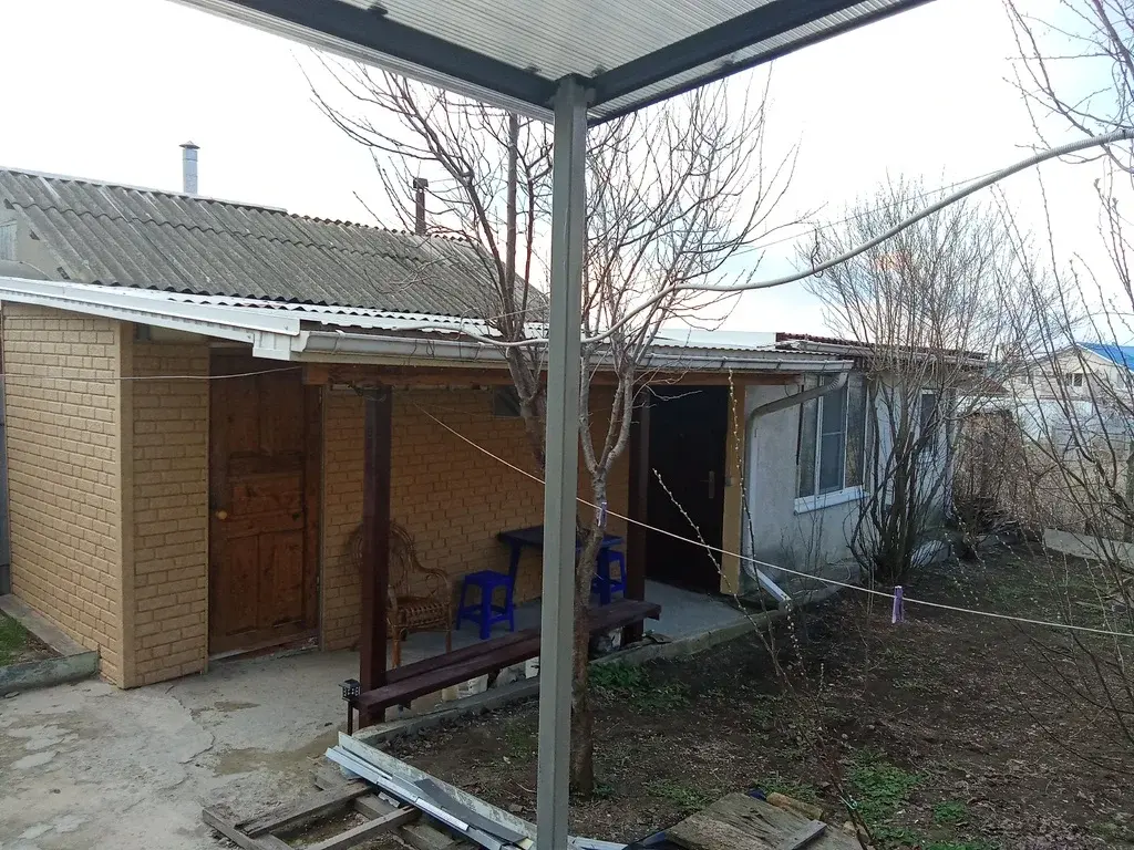 Пол дома в Анапе,станица Анапская,38 кв.м.+2 сот.земли. - Фото 1