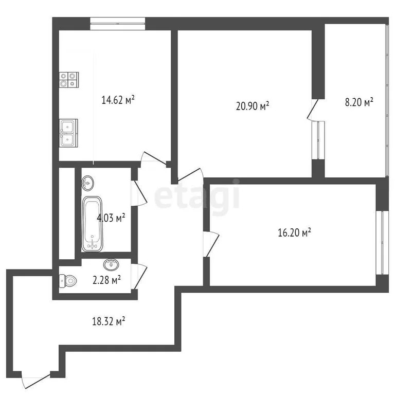 Продажа квартиры, Котельники, 2-й Покровский проезд, 6 - Фото 3