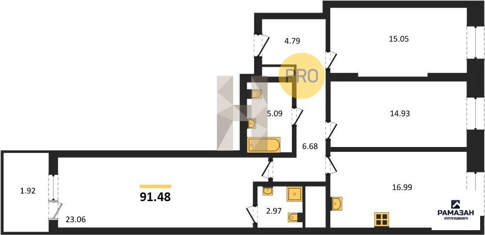 Продажа квартиры в новостройке, Казань, м. Горки, ул. Родины - Фото 1