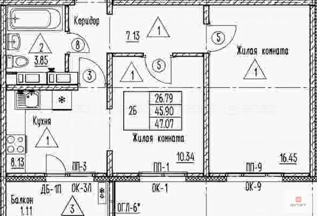 Продажа квартиры, Казань, проспект Ильгама Шакирова - Фото 15
