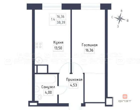 Продажа квартиры в новостройке, Казань, ул. Рауиса Гареева - Фото 1