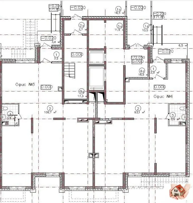 ПСН 99.4м2 Три квартала к10 - Фото 3