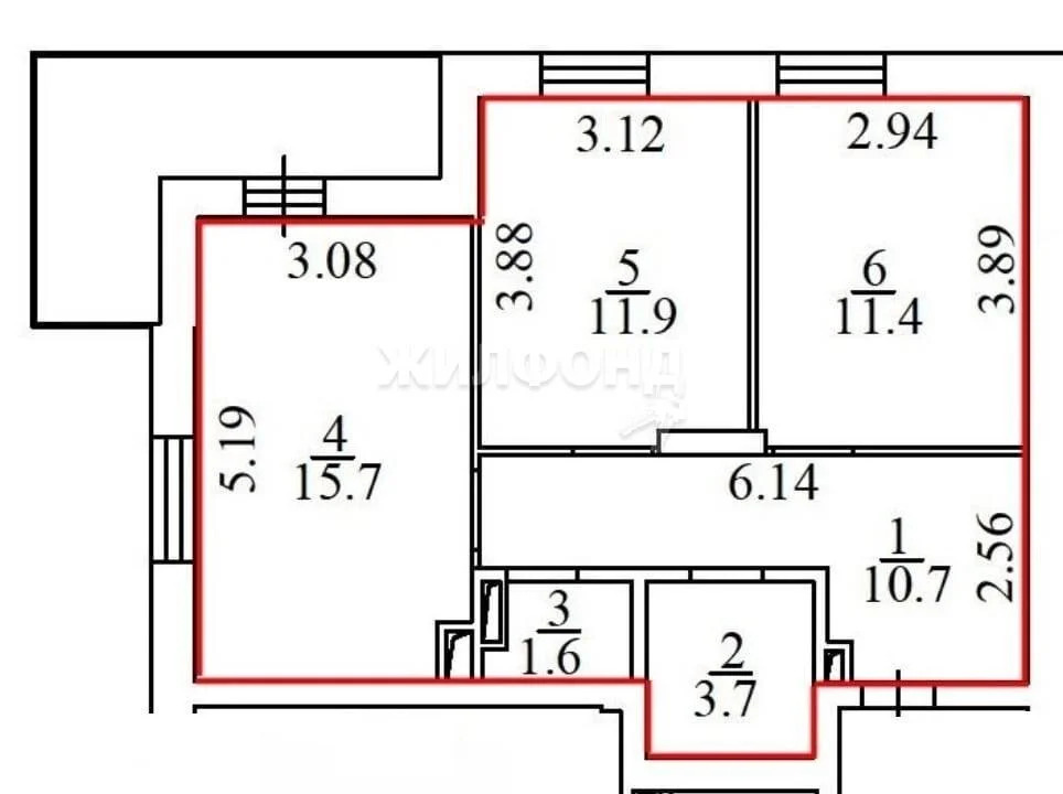 Продажа квартиры, Новосибирск, ул. Ленинградская - Фото 37