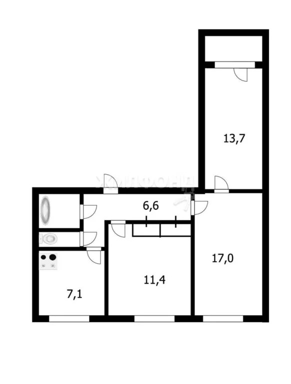 Продажа квартиры, Новосибирск, Дзержинского пр-кт. - Фото 10