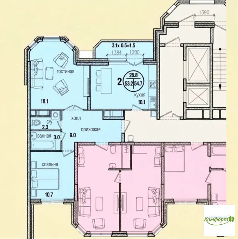 Продается 2 комнатная квартира в г. Раменское, Северное шоссе, дом 16а - Фото 12