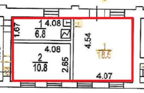 Аренда ПСН площадью 36.1 м2 - Фото 3