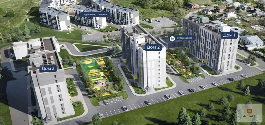 Продажа квартиры в новостройке, Новая Тура, Зеленодольский район, ул. ... - Фото 2