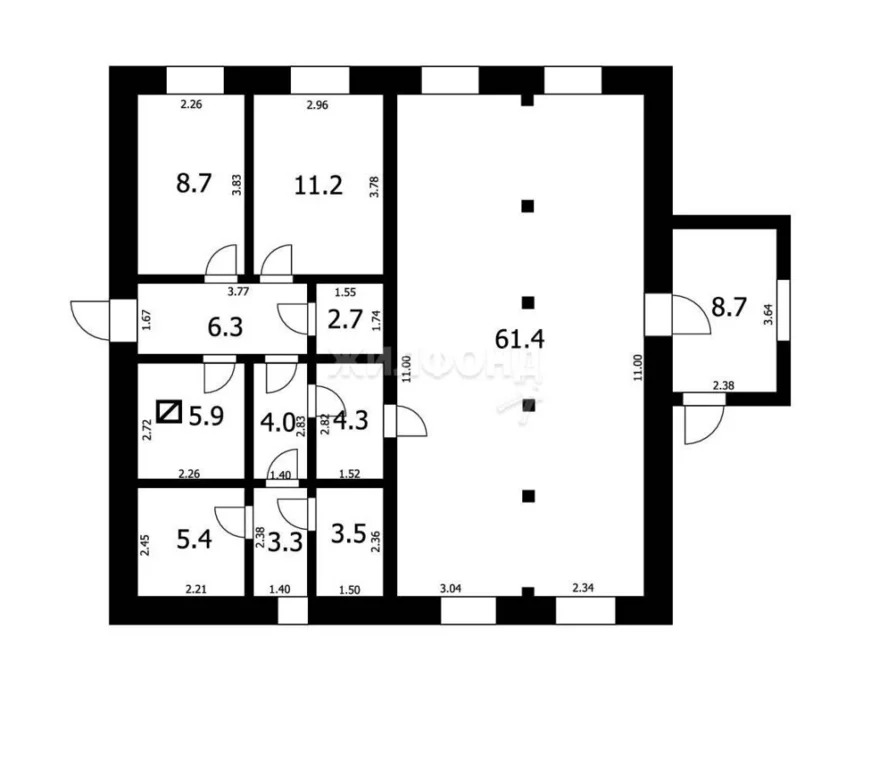 Продажа дома, Дубровино, Мошковский район, ул. Школьная - Фото 14