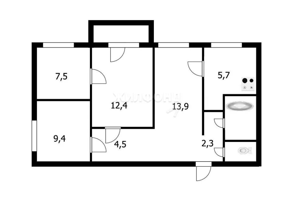 Продажа квартиры, Новосибирск, ул. Гоголя - Фото 14