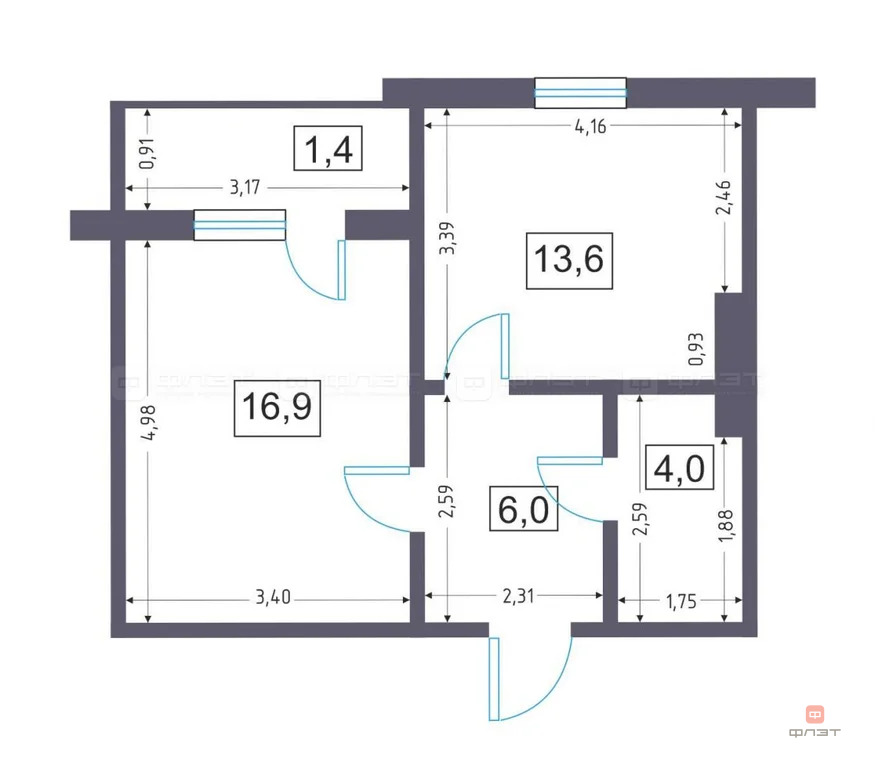 Продажа квартиры, Куюки, Пестречинский район, 10-й Квартал - Фото 19