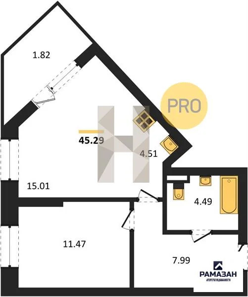 Продажа квартиры в новостройке, Казань, м. Горки, ул. Родины - Фото 1