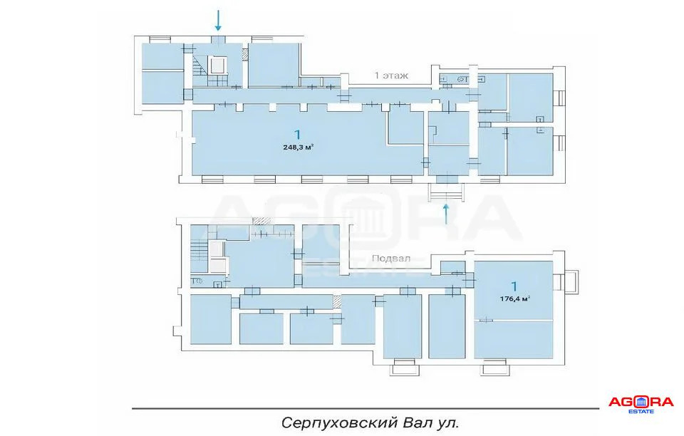 Аренда торгового помещения, м. Тульская, ул. Серпуховский Вал - Фото 1