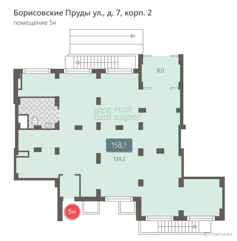 Продажа торгового помещения, ул. Борисовские Пруды - Фото 6