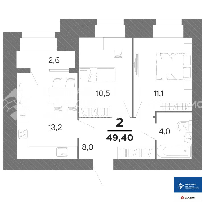 Продажа квартиры в новостройке, Рязань, жилой комплекс Бирюзова Парк - Фото 2