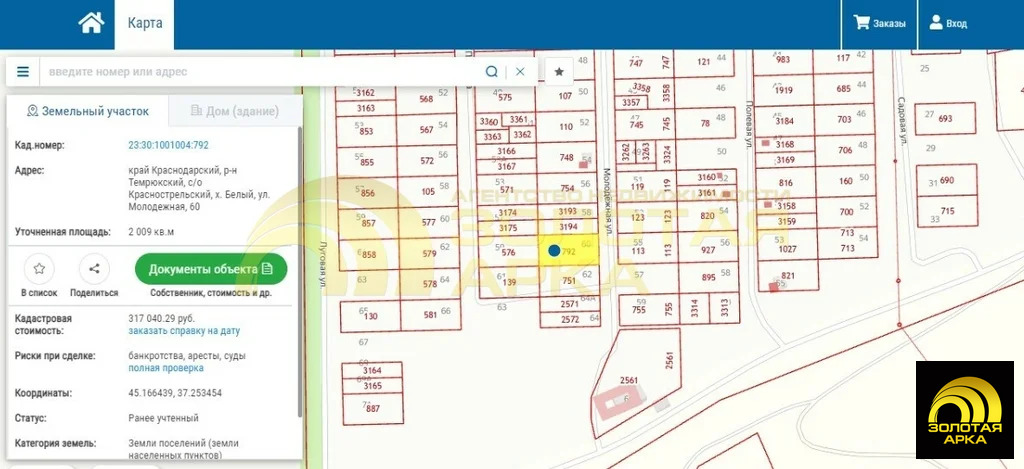 Продажа участка, Белый, Темрюкский район, ул. Молодежная - Фото 14
