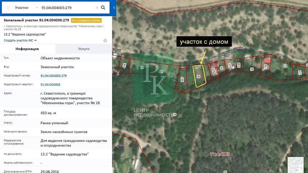 Мекензиевы горы севастополь карта