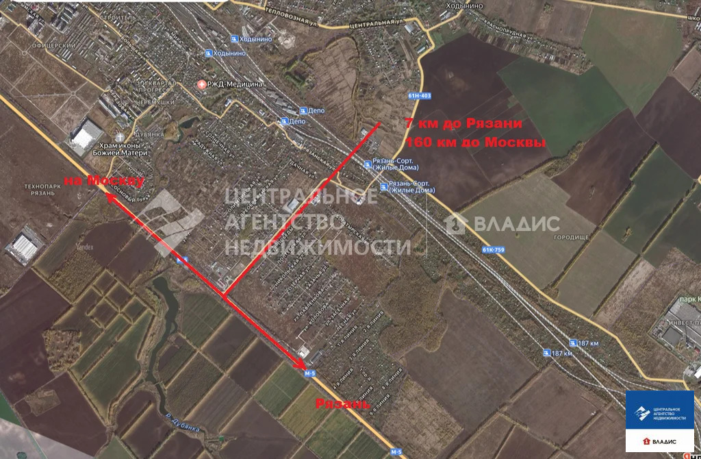 Продажа участка, Ходынино, Рыбновский район - Фото 4