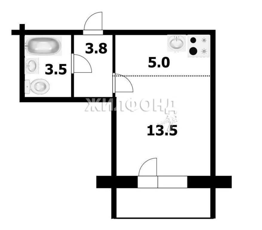 Продажа квартиры, Новосибирск, Ивана Севастьянова - Фото 5