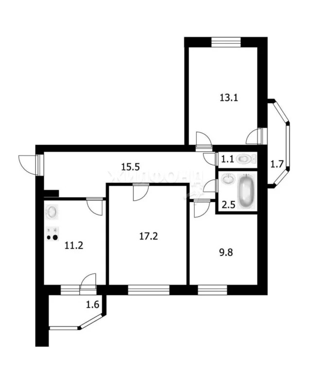 Продажа квартиры, Новосибирск, ул. Фрунзе - Фото 12