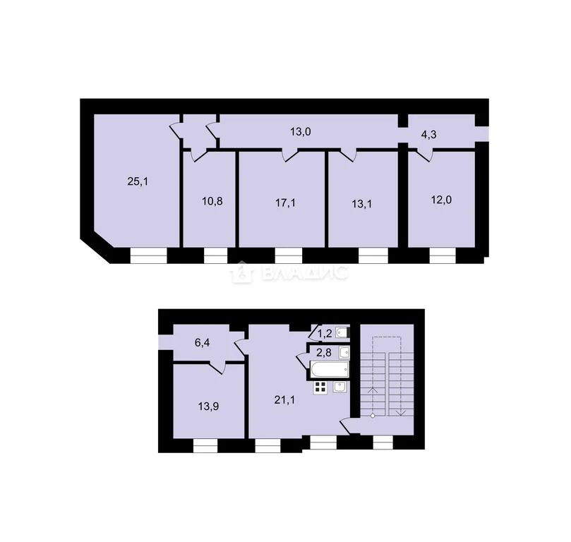 Санкт-Петербург, Галерная улица, д.23, 5-комнатная квартира на продажу - Фото 35