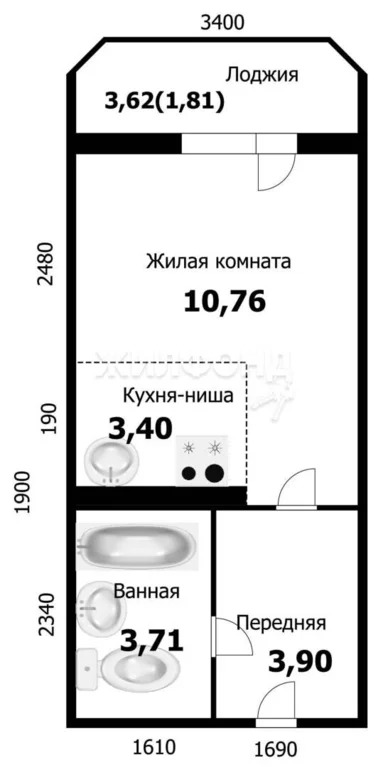 Продажа квартиры, Новосибирск, Виктора Уса - Фото 6