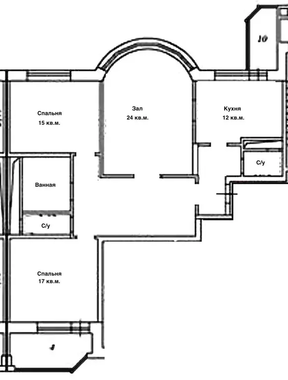Продажа 3х к.кв. у леса в ЖК Резиденция Горки 10 - Фото 21