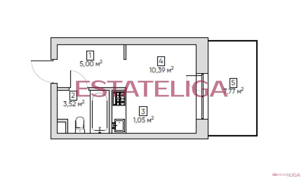 Продажа квартиры в новостройке, Автомобильный проезд - Фото 1