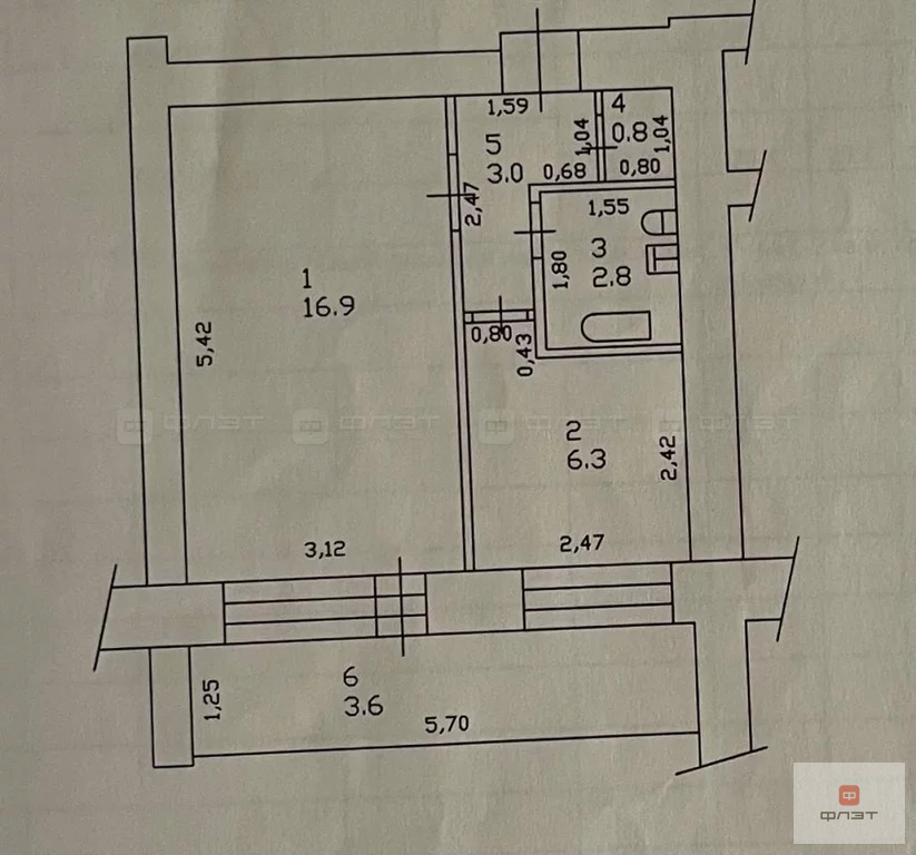 Продажа квартиры, Казань, ул. Вишневского - Фото 8