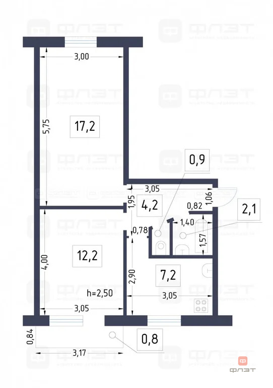 Продажа квартиры, Казань, ул. Братьев Касимовых - Фото 19