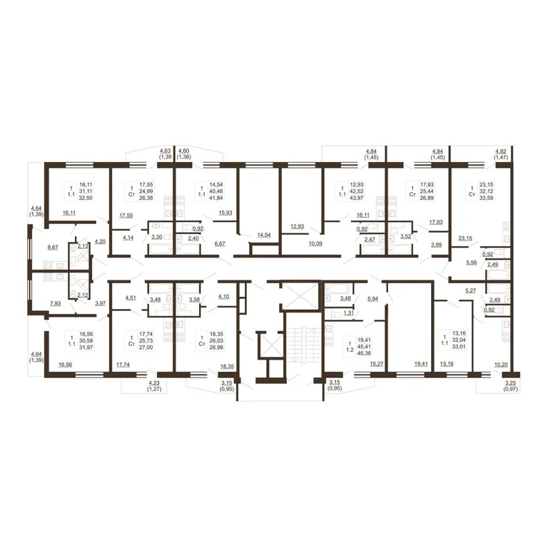 Продам 1-комн. квартиру 43.97 кв.м. - Фото 2