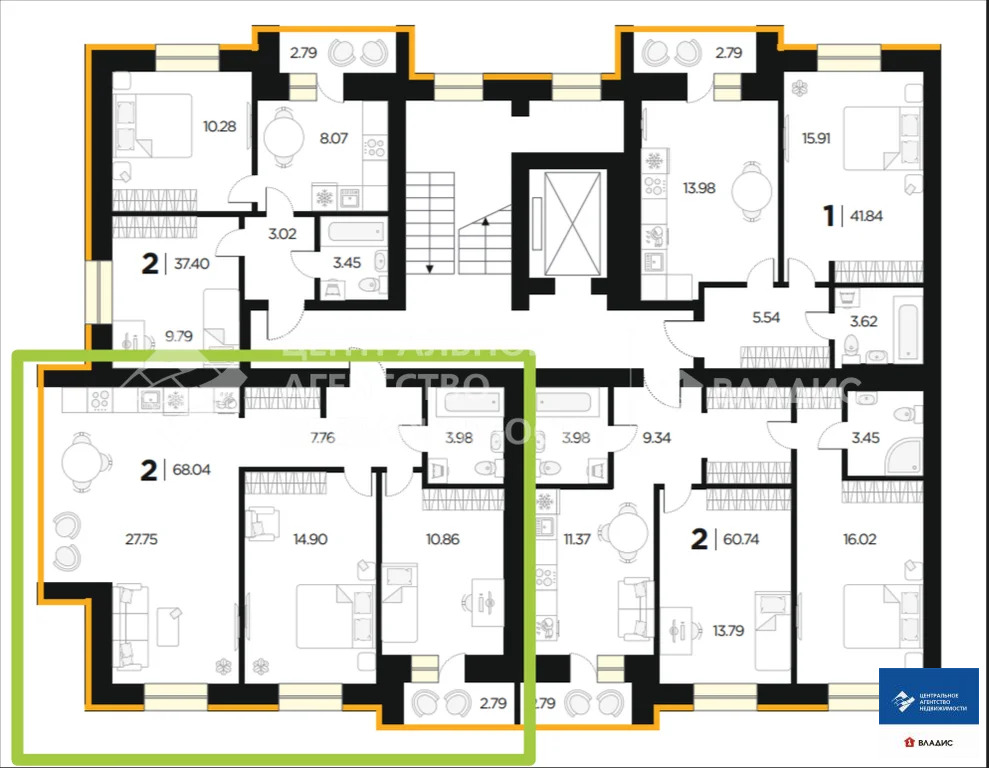 Продажа квартиры, Дядьково, Рязанский район, ЖК Огни - Фото 3